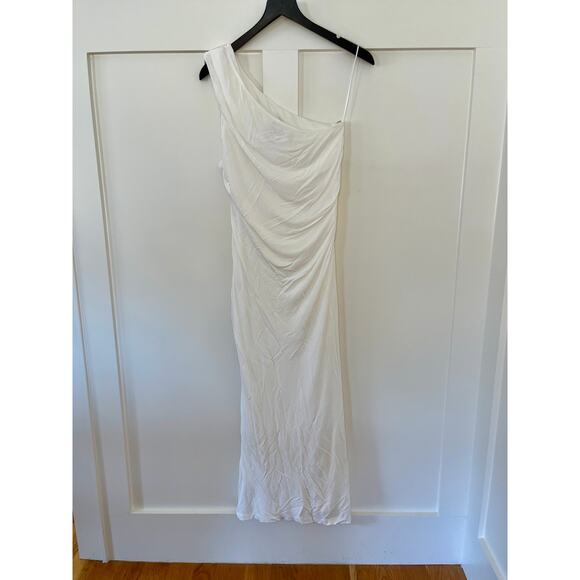 Bardot Rosalie Midi Dress Orchid White Size 6 - Picture 3 of 5